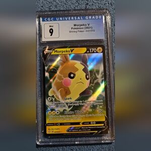 Graded CGC Pokémon Card Morpeko V